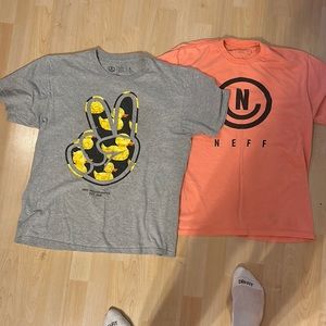 2 Neff mens Large t-shirt